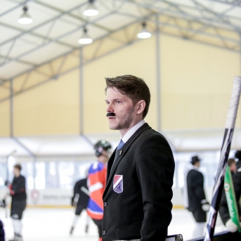 Dancis vs Vektors - hokeja draudzības spēle - Foto Mārcis Gaujenietis