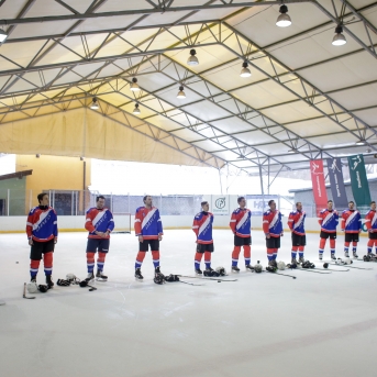Dancis vs Vektors - hokeja draudzības spēle - Foto Mārcis Gaujenietis