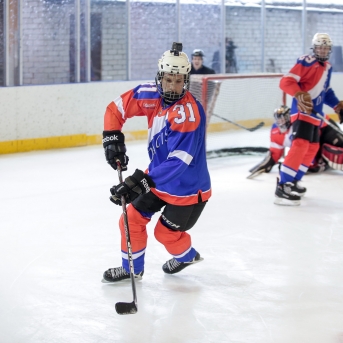 Dancis vs Vektors - hokeja draudzības spēle - Foto Mārcis Gaujenietis