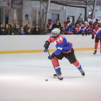Dancis vs Vektors - hokeja draudzības spēle - Foto Mārcis Gaujenietis