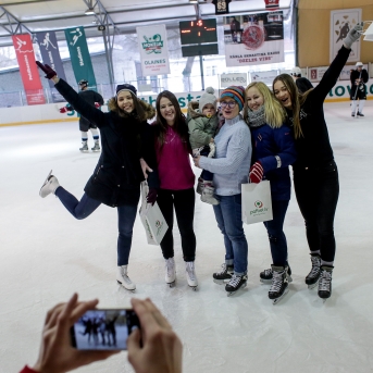 Dancis vs Vektors - hokeja draudzības spēle - Foto Mārcis Gaujenietis