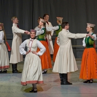 XV Deju svētku skate Rīgas deju kolektīvu A grupai - 