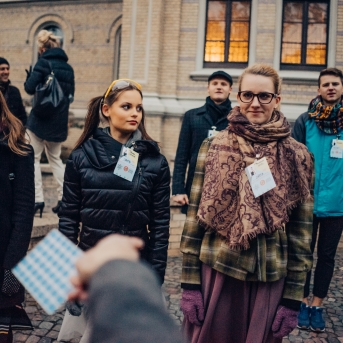 Pagrīdes zinātnieku laboratorija - jauno dejotāju iesvētības - Foto Jurģis Rikveilis