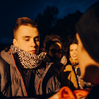 Pagrīdes zinātnieku laboratorija - jauno dejotāju iesvētības - Foto Jurģis Rikveilis