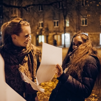 Pagrīdes zinātnieku laboratorija - jauno dejotāju iesvētības - Foto Jurģis Rikveilis