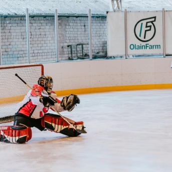 Dancis vs Vektors - draudzīgais hokeja duelis - Foto Jurģis Rikveilis