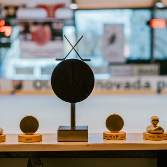 Dancis vs Vektors - draudzīgais hokeja duelis - Foto Jurģis Rikveilis