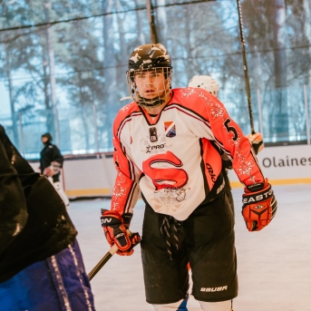 Dancis vs Vektors - draudzīgais hokeja duelis - Foto Jurģis Rikveilis
