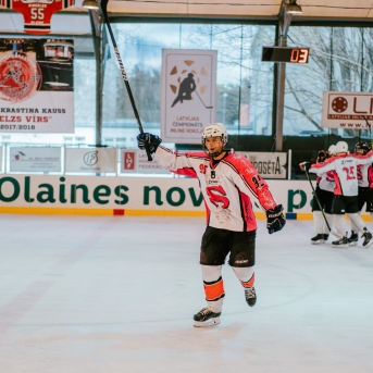 Dancis vs Vektors - draudzīgais hokeja duelis - Foto Jurģis Rikveilis