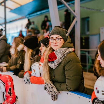 Dancis vs Vektors - draudzīgais hokeja duelis - Foto Jurģis Rikveilis