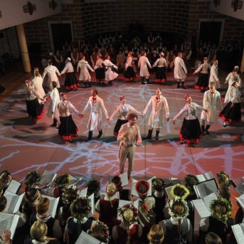 Gido Kokara Dziesmusvētku mantojums, LU lielajā aulā - Vakar Latvijas Universitāte Lielajā Aulā 