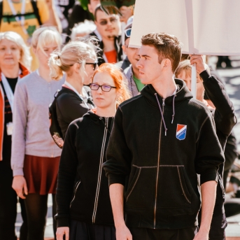 Dancis mēģinājumos Daugavas stadionā - Foto Jurģis Rikveilis