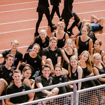 Dancis mēģinājumos Daugavas stadionā - Foto Jurģis Rikveilis