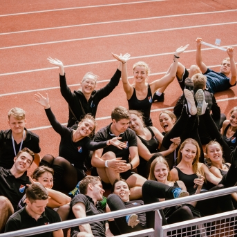 Dancis mēģinājumos Daugavas stadionā - Foto Jurģis Rikveilis