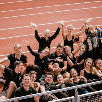 Dancis mēģinājumos Daugavas stadionā - Foto Jurģis Rikveilis