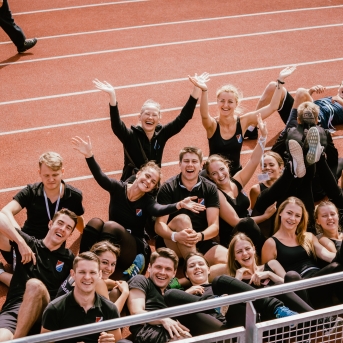 Dancis mēģinājumos Daugavas stadionā - Foto Jurģis Rikveilis