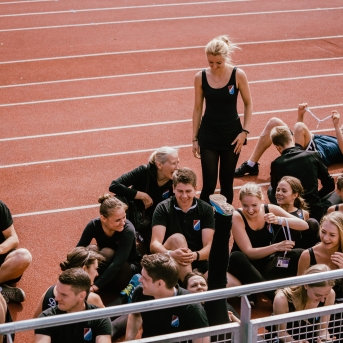 Dancis mēģinājumos Daugavas stadionā - Foto Jurģis Rikveilis