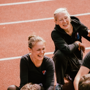 Dancis mēģinājumos Daugavas stadionā - Foto Jurģis Rikveilis
