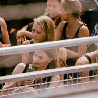 Dancis mēģinājumos Daugavas stadionā - Foto Jurģis Rikveilis