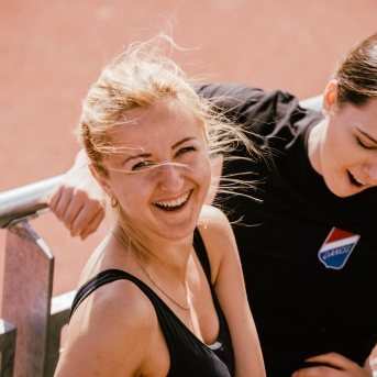 Dancis mēģinājumos Daugavas stadionā - Foto Jurģis Rikveilis