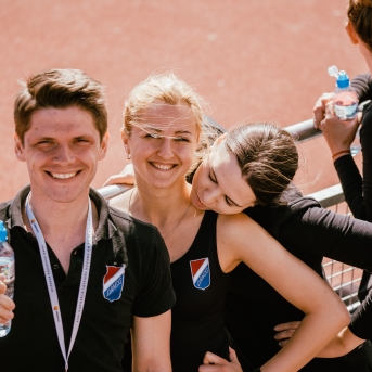 Dancis mēģinājumos Daugavas stadionā - Foto Jurģis Rikveilis