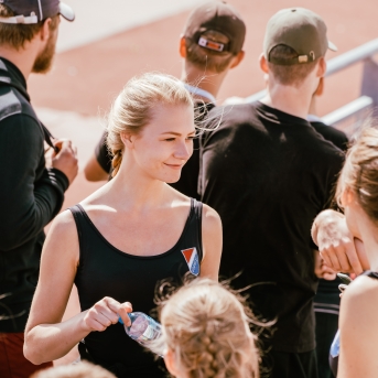 Dancis mēģinājumos Daugavas stadionā - Foto Jurģis Rikveilis