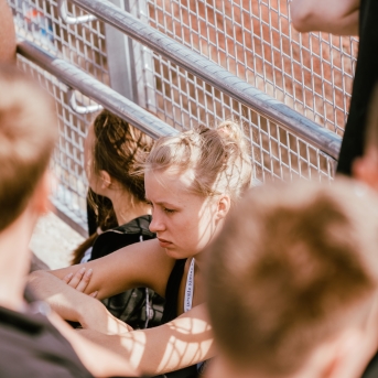 Dancis mēģinājumos Daugavas stadionā - Foto Jurģis Rikveilis